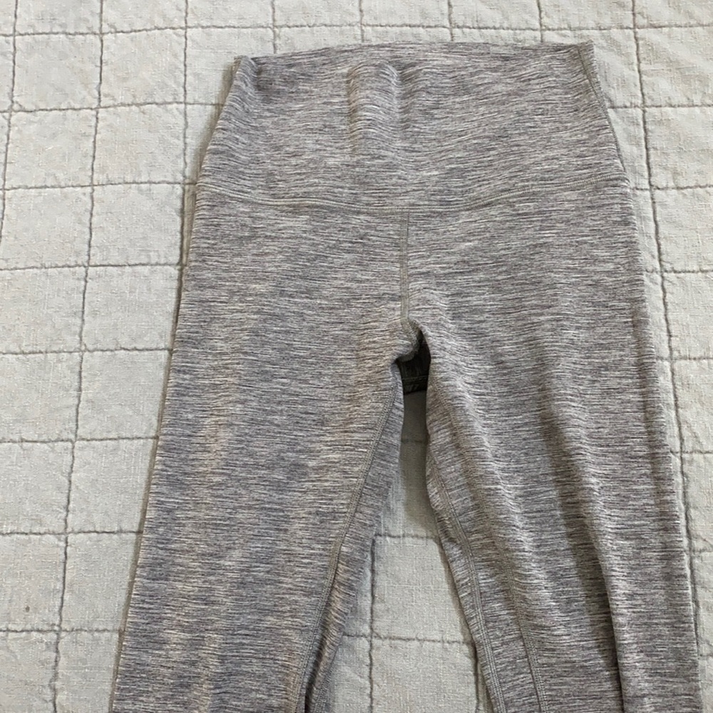Lululemon align 25” heathered black leggings